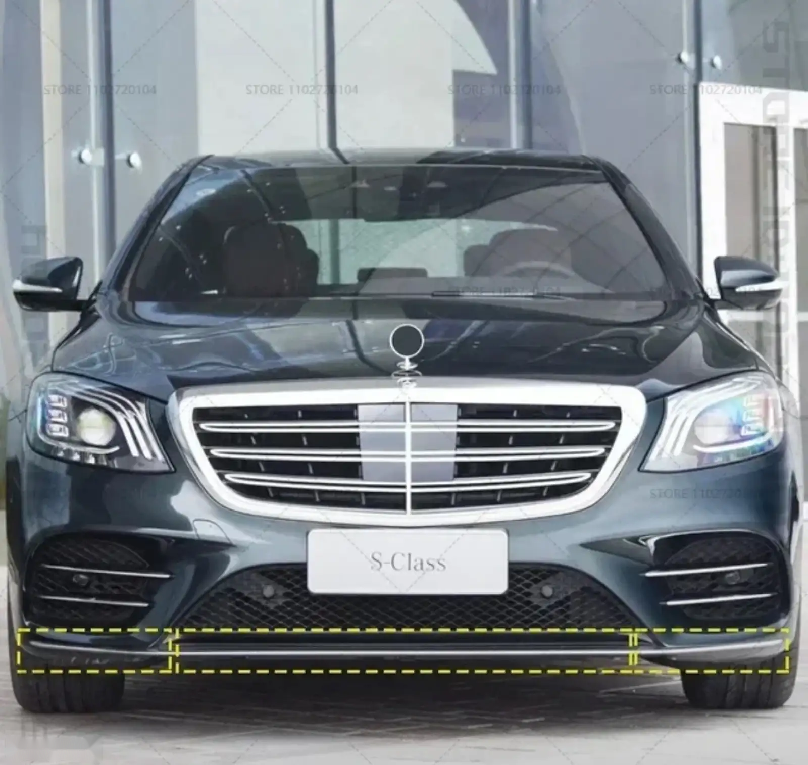 Молдинг бампера Mercedes 222