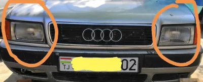 Фары от Audi 80