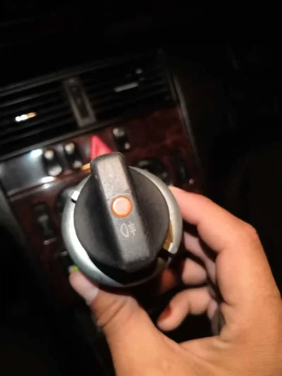 Переключатель фар на Mercedes-Benz W202