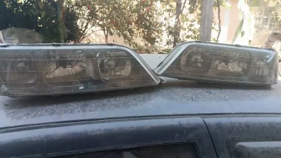 Фары от Toyota Mark 2