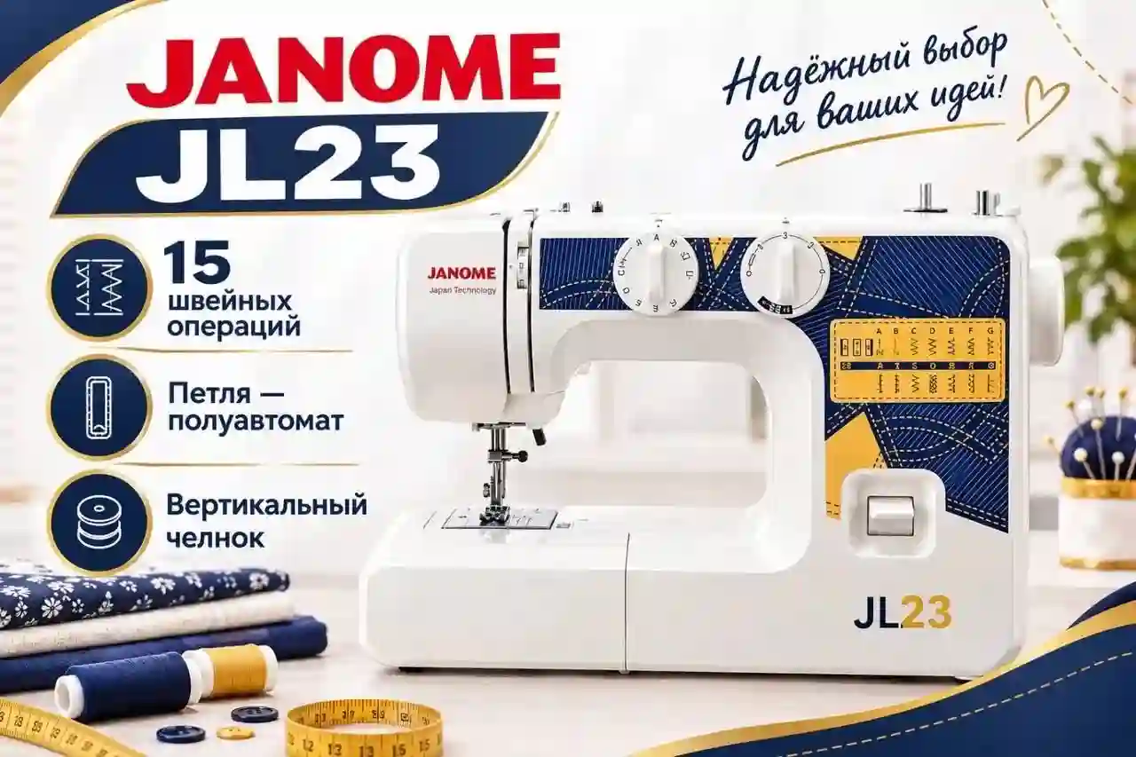 Мошинаи Дузандаги JANOME JL23 