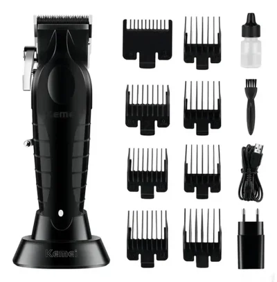 Мошинкаи риштарошӣ ва мӯйсарпаронии касбии Kemei KM-2296 — миниатюра 5