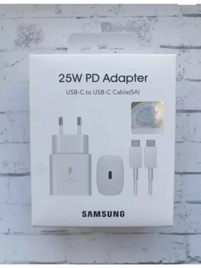 Зарядкаи аслии Samsung 25W PD Adapter Super Fast Charging — миниатюра 4