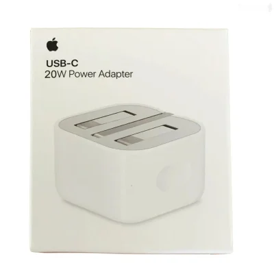 Адаптери аслии Apple 20W USB-C Power Adapter бо вилкаи ҷамшаванда folding pin — миниатюра 5