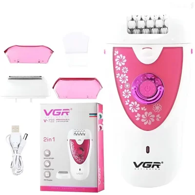 Эпилятори занона VGR V-722 Professional 2 дар 1 — миниатюра 5