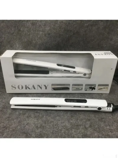 Утюжок Плойка и касбӣ барои рост кардани соч SOKANY Professional LED