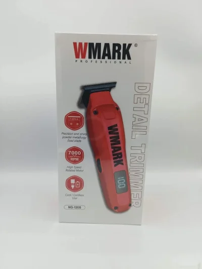 Тримери касбии Wmark NG-1205 Интихоби беҳтарин барои риш ва мӯйсар — миниатюра 4