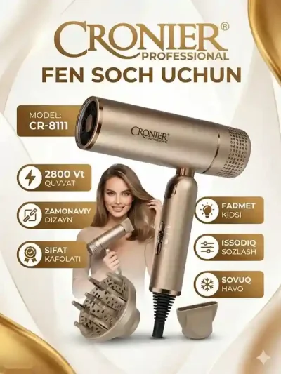 Фен Cronier CR-8111 Professional — миниатюра 2