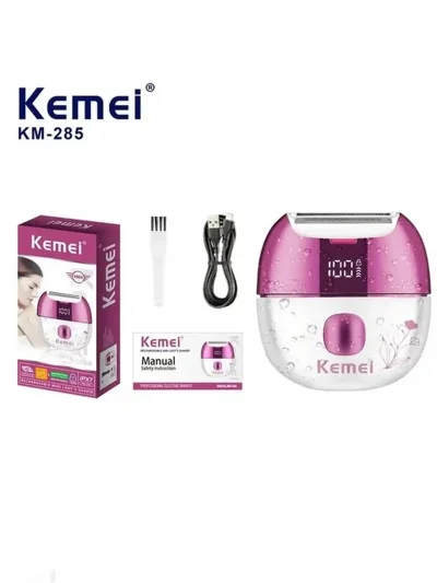 Триммер ва шейвери паймоишӣ мини барои занон Kemei KM-285