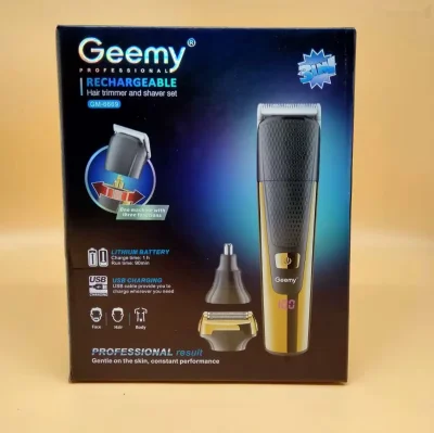 Триммер ва мошинкаи риштарошии 3 дар 1 Geemy Модели GM-6669Сифати аъло ва д