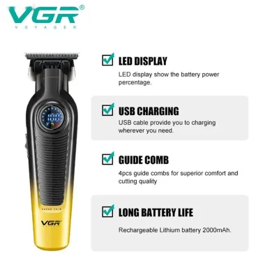 Триммер сочгирак VGR V-996 Professional Нав Original — миниатюра 3