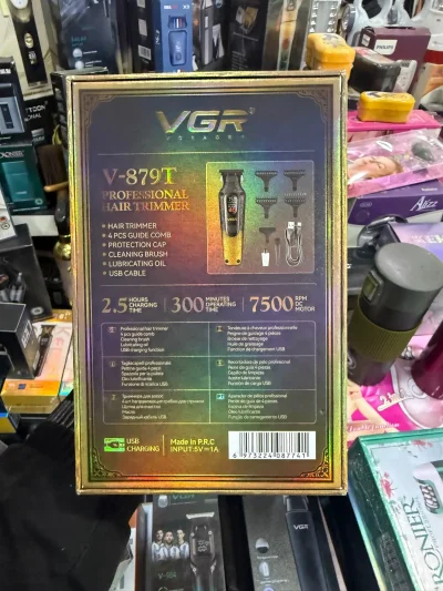 Мошинкаи ришгирӣ ва мӯйсаргирии касбии VGR V-879T — миниатюра 4