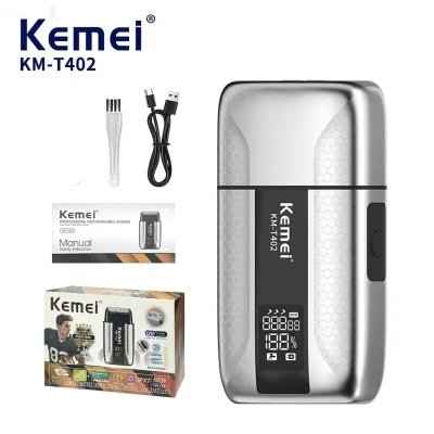 Риштароши касбии Kemei KM-T402 Бо функсияи зиддиуфунии UV