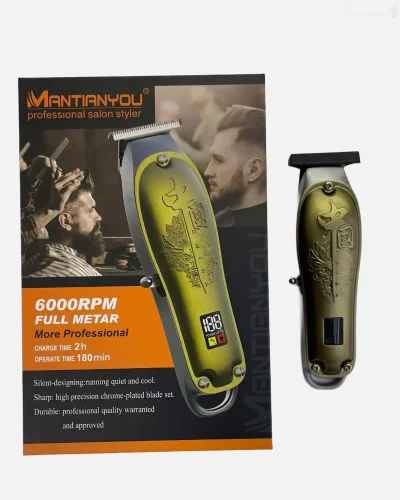 Триммери касбӣ ва пурқудрати Mantianyou барои мӯйсар ва риш