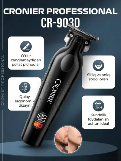 Машинка барои риш Cronier CR-9030 — миниатюра 4