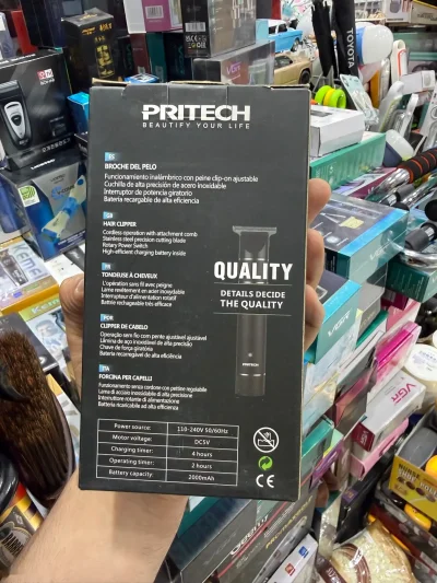 PRITECH PR-2780 Триммери касбӣ барои хатгирӣ ва риш Нав — миниатюра 4