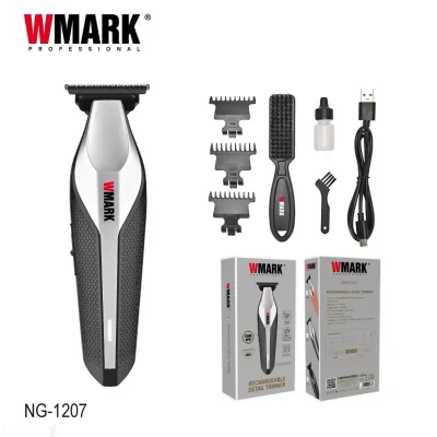Триммери касбии WMARK NG-1207 Барои риш ва хаткунӣ Тример — миниатюра 5
