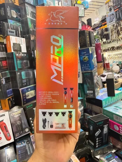 Триммер ва мошинкаи касбӣ барои риш ва муй MPRO MP-537 — миниатюра 4