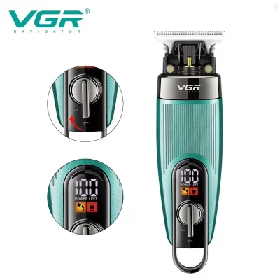 Триммери касбии VGR V-975 Интихоби идеалӣ барои ороиши риш ва мӯй — миниатюра 4