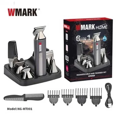 Триммер ва мошинаи риштарошии WMARK NG-HT001 6 дар 1 — миниатюра 3