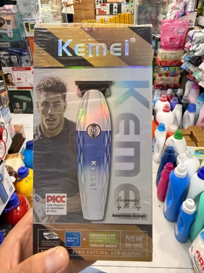 Мошини касбии мӯйсаргирӣ ва риштарошӣ Kemei KM-1690A — миниатюра 7