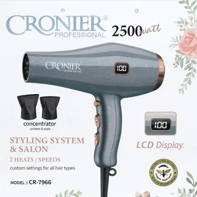 Фени касбӣ барои сохтани муй Cronier Professional 2500 Watt