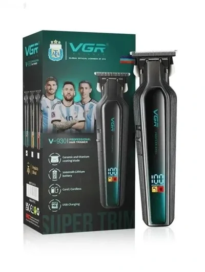 Триммери касбӣ барои ислоҳи соч ва риш VGR V-930 — миниатюра 5