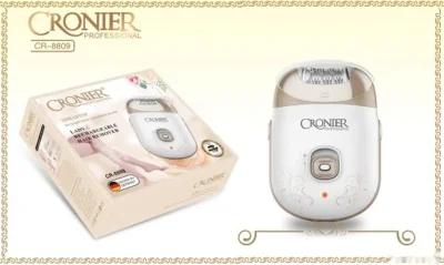 Эпилятори бесими Cronier CR-8809 Барои пӯсти ҳамвору нафис — миниатюра 2
