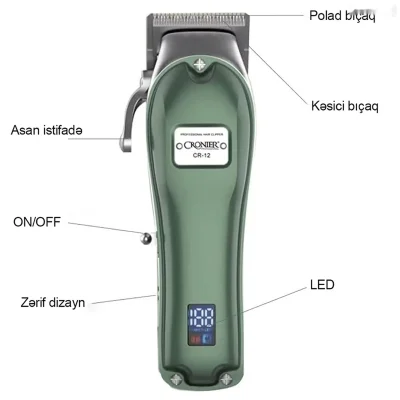 Триммер Cronier Professional CR-12 — миниатюра 5