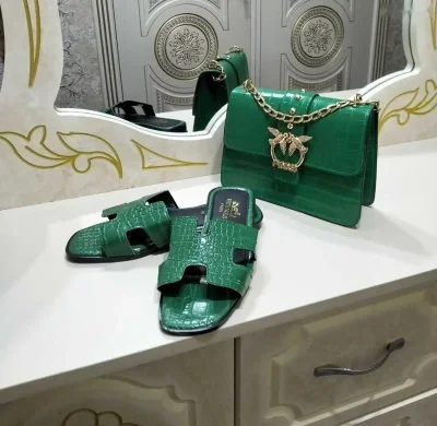 Тапочка с сумочкой