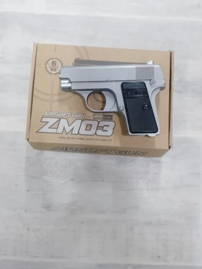 Пистолет игрушечный zm03 металлические — миниатюра 5