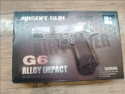 Пистолет игрушечный железный G6