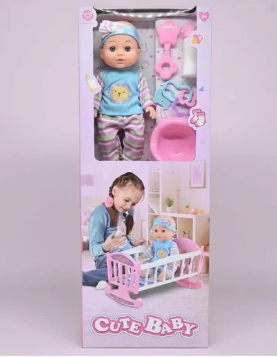 Кукла с кроваткой игрушка