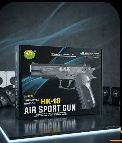 Пистолет игрушечный металлический Hk -18