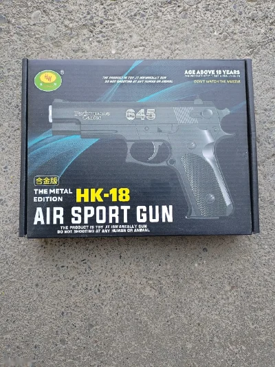Пистолет игрушечный металлический Hk -18 — миниатюра 2