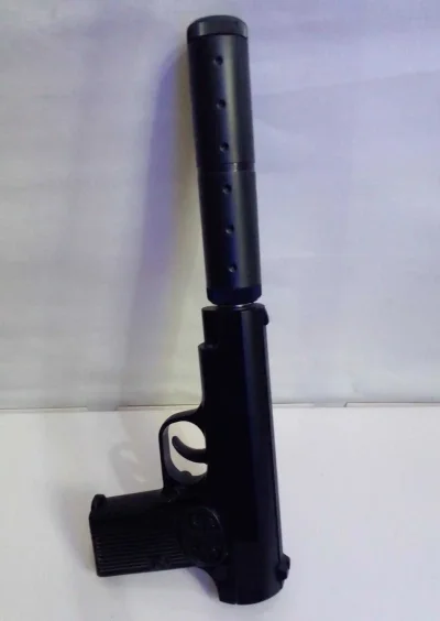 Игрушка пистолет железный к-112s — миниатюра 2