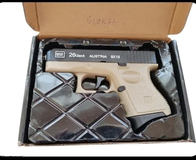 Пистолет игрушечный металлический Glock 26 — миниатюра 2
