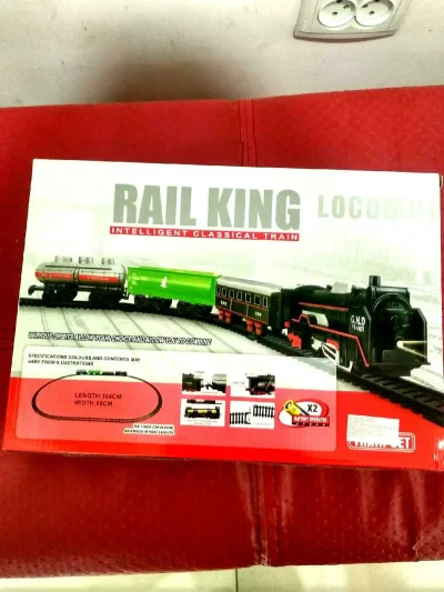 Поезд игрушечний rail king