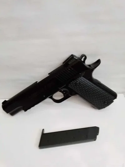 Пистолет металлический игрушечный k35d — миниатюра 2