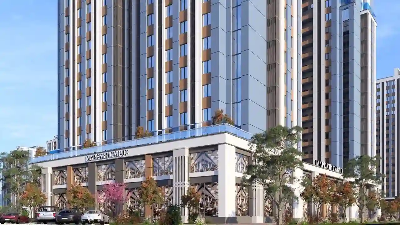 2-к квартира, 15 этаж, 83 м², Шохмансур — миниатюра 3