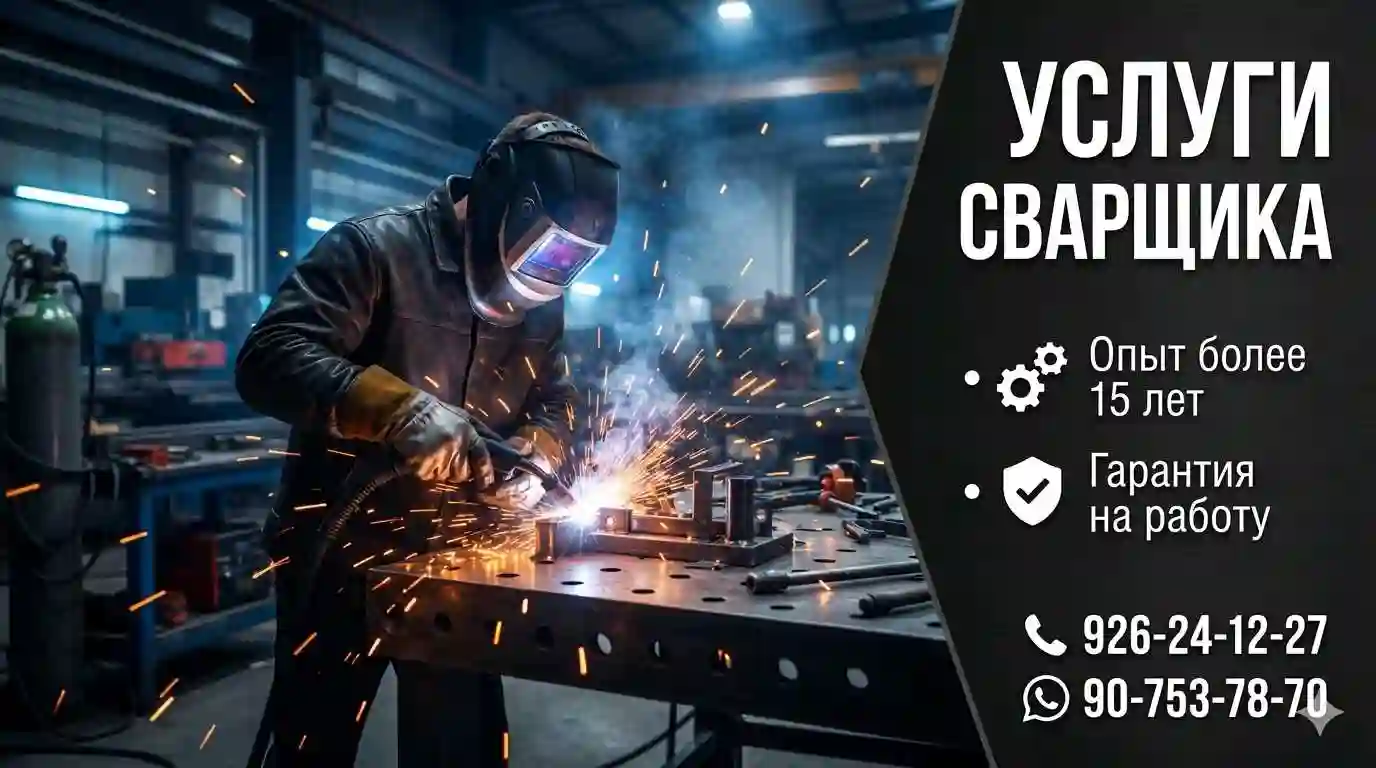 Услуги сварщика. Сварочные работы любой сложности — миниатюра 1