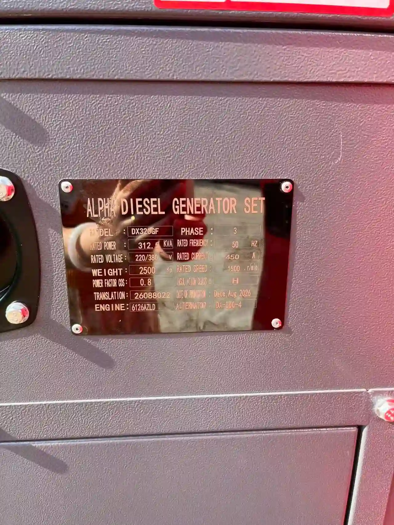 Дизельный генератор Alpha&Gen  250кВТ 312.5кВА — миниатюра 5