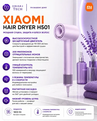 Фен Xiaomi Mijia H501 — миниатюра 2