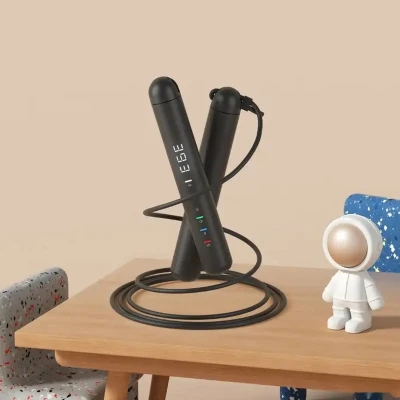 Умная скакалка с голосовым управлением Porodo Smart Voice Jump Skip Rope — миниатюра 2