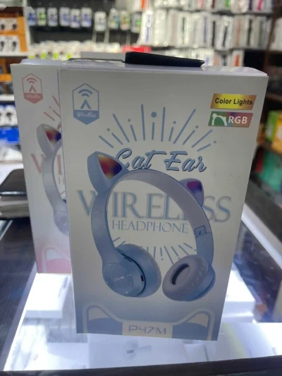 Беспроводные наушники Wireless Cat Ear Headphones P47M
