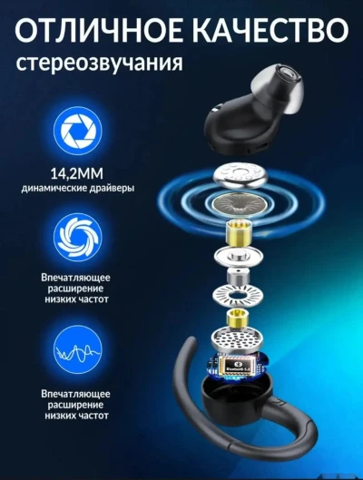 Беспроводные наушники для бега и спорта Sonado — миниатюра 8