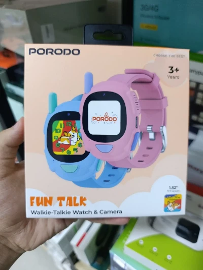 Детские смарт-часы с рацией и камерой Porodo Kids fun