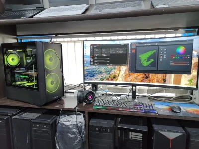 Персональный компьютер Lian-li AMD RYZEN 9-7900X RAM 32GB/RTX5080 16GB — миниатюра 7