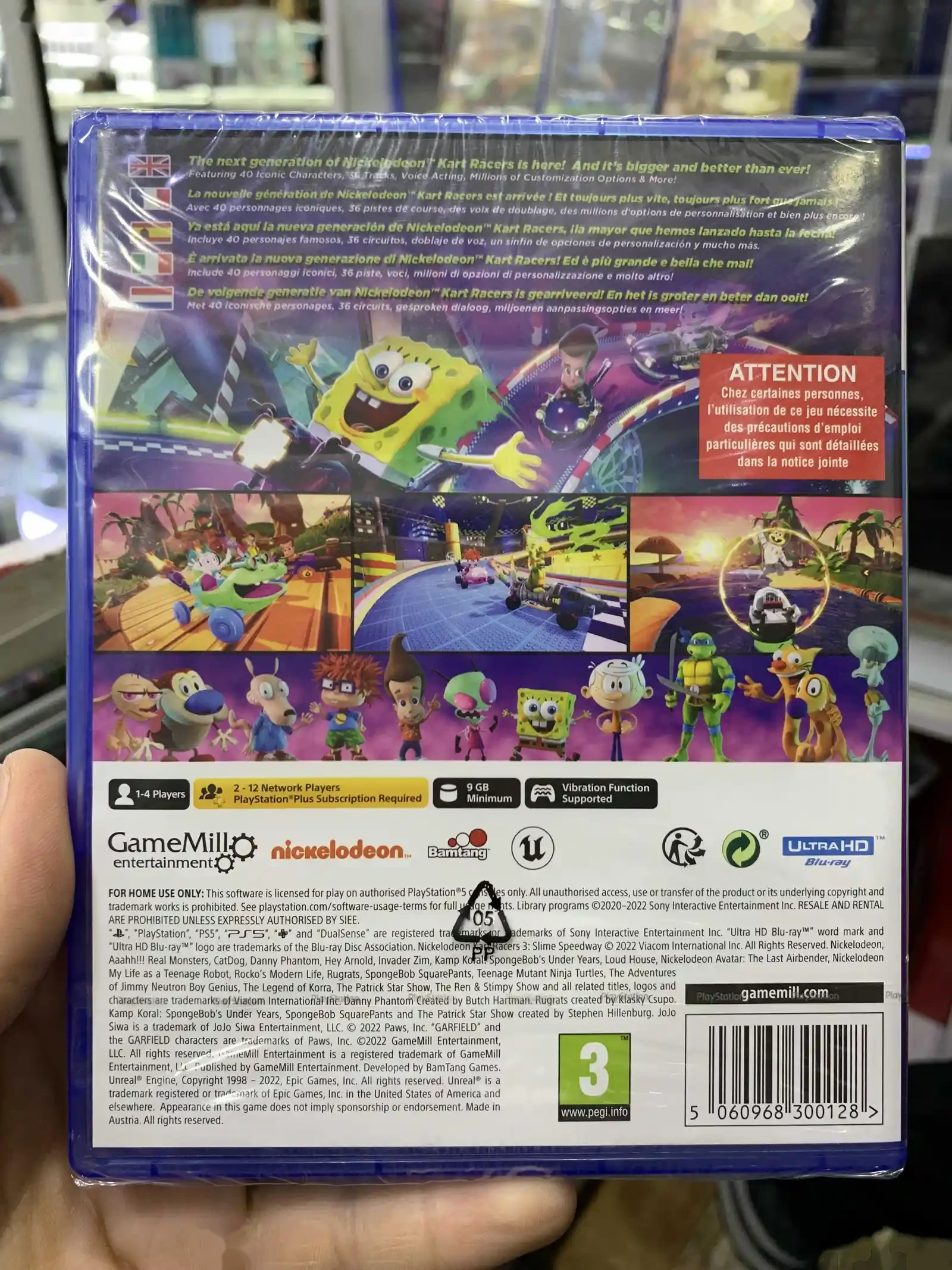 Диск Nickelodeon Kart Racers 3 Slime Speedway для PlayStation 5 — миниатюра 2