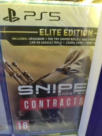 Игра Sniper contracts ps5